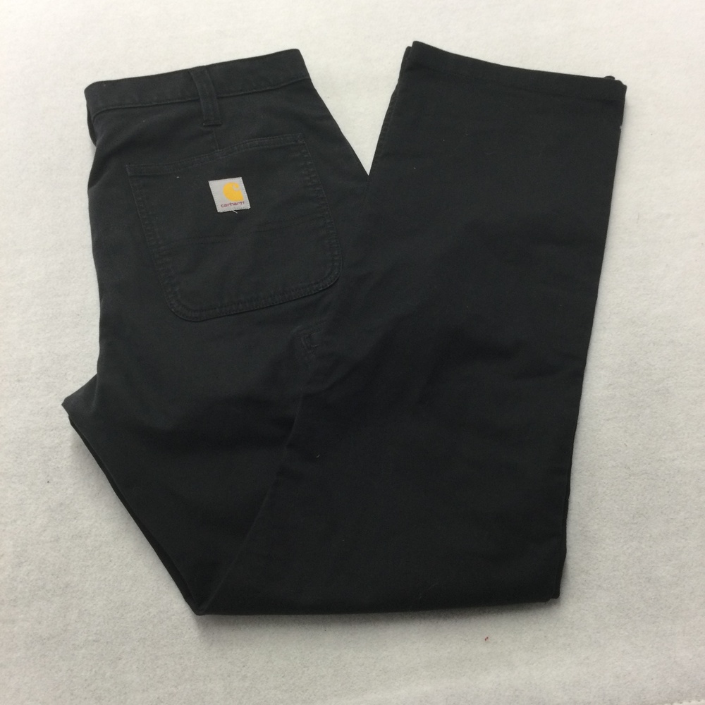 Carhartt Rugged Flex Pants Mens 34x34 Black Relaxed Carpenter Workwear Stretch